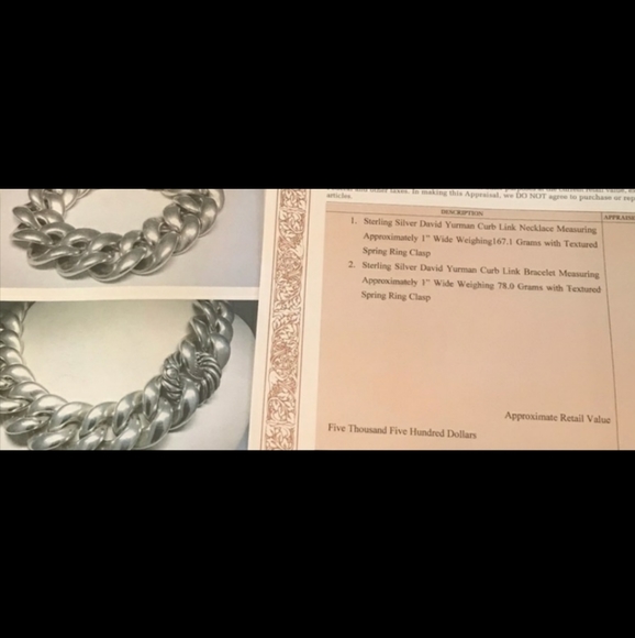 David Yurman Curb Link Necklace - Picture 6 of 6